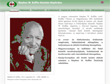 Tablet Screenshot of kuffler.org